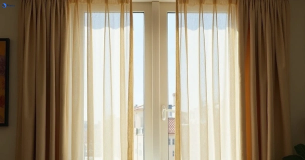 Dull dusty drapes in waurn-ponds-vic before professional cleaning